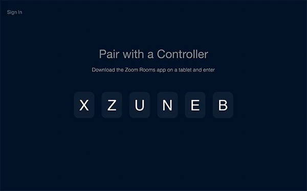 Đăng nhập vào Zoom Rooms với vai trò là chủ sở hữu, quản trị viên hoặc người dùng