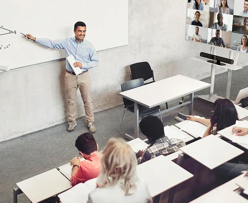 Giải pháp hội nghị trực tuyến Jabra cho giảng dạy: Đối với trong lớp học