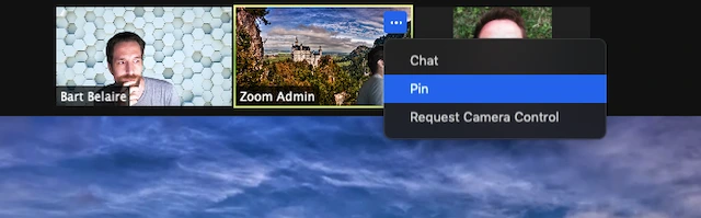 Cách ghim video của người tham gia trên Zoom