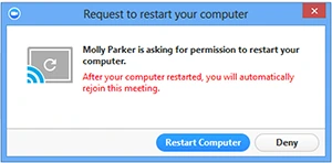 Yêu cầu Khởi động lại Máy tính để nhắc người dùng từ xa khởi động lại máy tính của họ