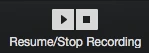 Resume Recording