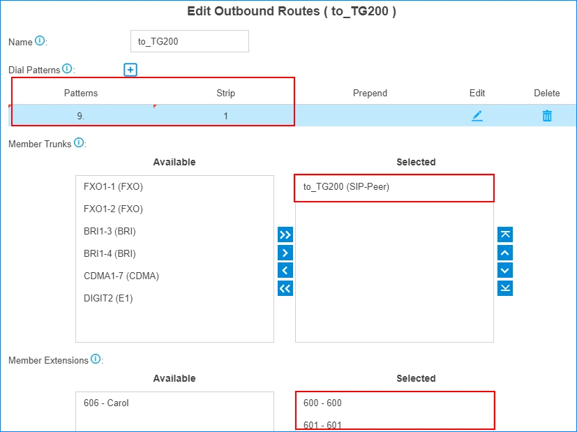 Thực hiện cuộc gọi đi qua trung kế GSM / 3G / 4G