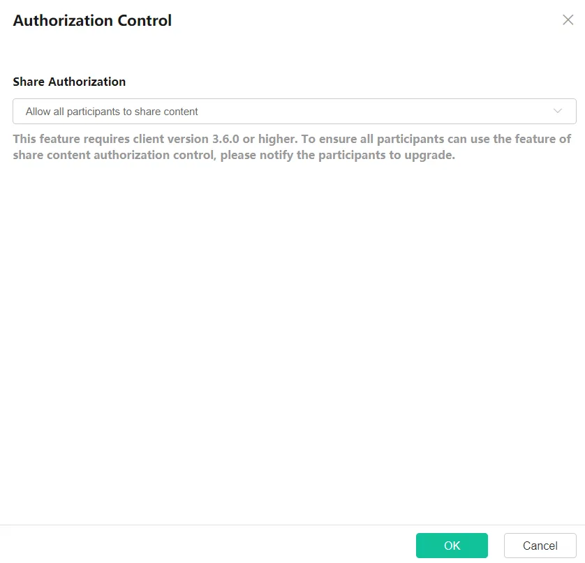 Thiết lập Ủy quyền Chia sẻ