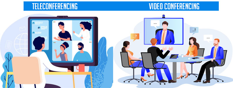 So sánh Video Conferencing vs Teleconferencing