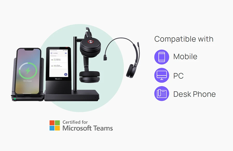 Tại sao nên chọn tai nghe Microsoft Teams Yealink WH66?