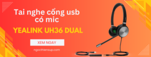 Yealink UH36 Dual - Tai nghe cổng USB có mic giá tốt