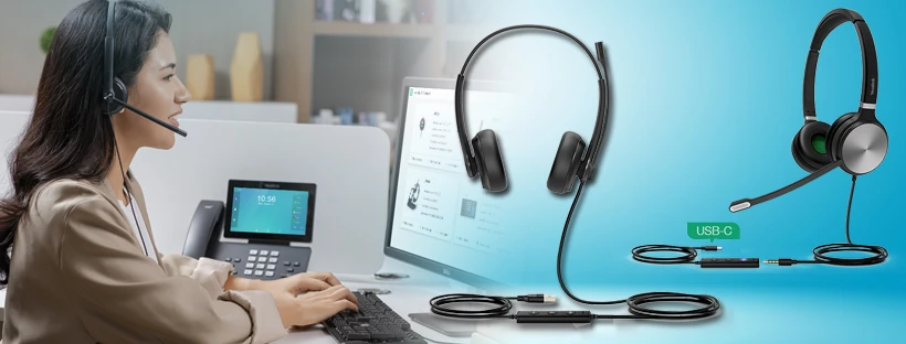 Top tai nghe dây có mic Yealink chính hãng