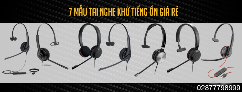 7 mẫu tai nghe khử tiếng ồn giá rẻ