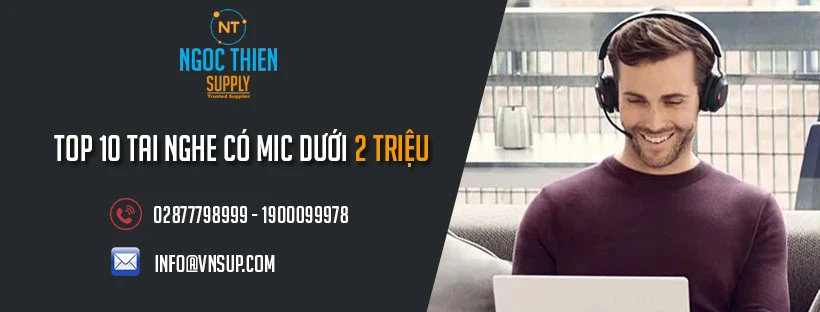 Top 10 tai nghe có mic dưới 2 triệu