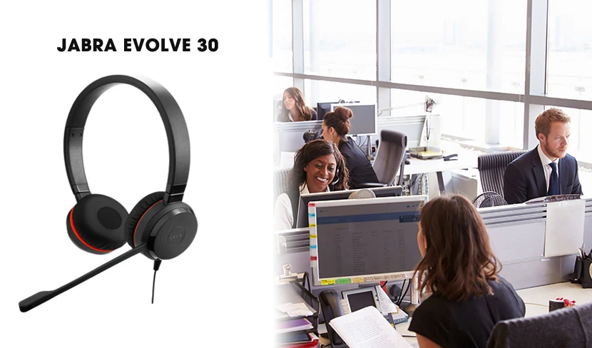 Tai nghe Jabra Evolve 30 II Stereo chuẩn USB 2 tai