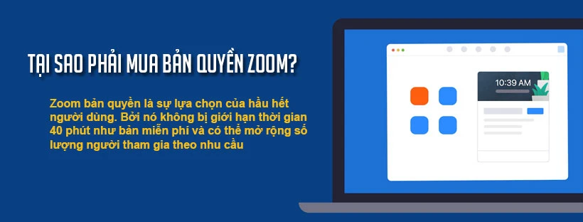 Tại sao phải mua bản quyền Zoom