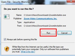 Cách cài đặt Zoom trên máy tính
