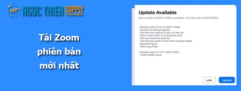 Tải Zoom phiên bản mới nhất
