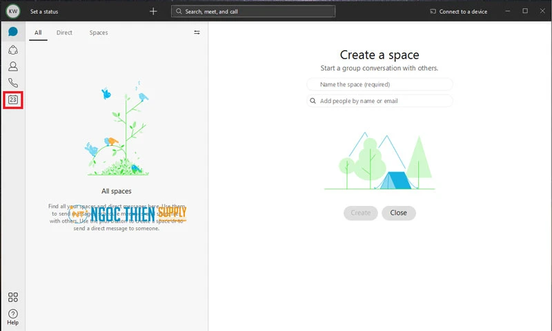 Cách tạo phòng họp trên Webex