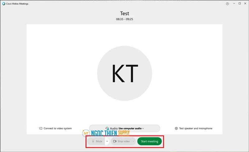 Cách tạo phòng họp trên Webex