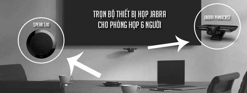 Trọn bộ thiết bị họp Jabra cho phòng họp 6 người