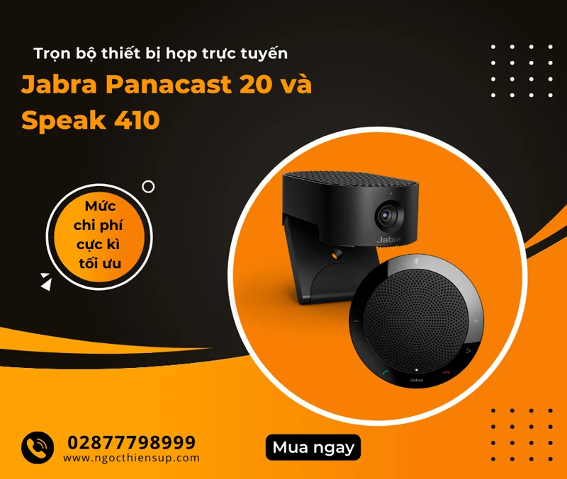 Giải pháp thiết bị họp trực tuyến Jabra cho phòng họp nhỏ