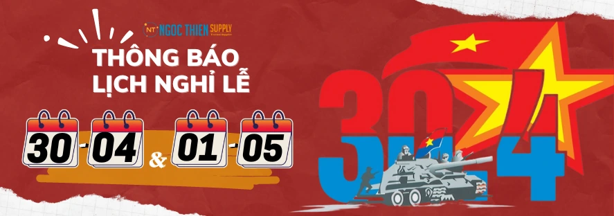 Thông báo lịch nghỉ lễ 30/04 - 01/05/ 2024