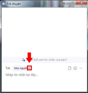 1.5, Gửi tin nhắn cho những người tham gia trong Phòng chờ Zoom