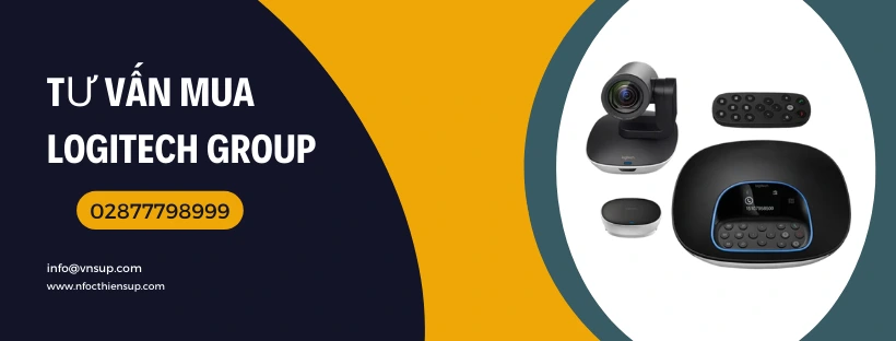 Tư vấn mua thiết bị họp trực tuyến Logitech Group