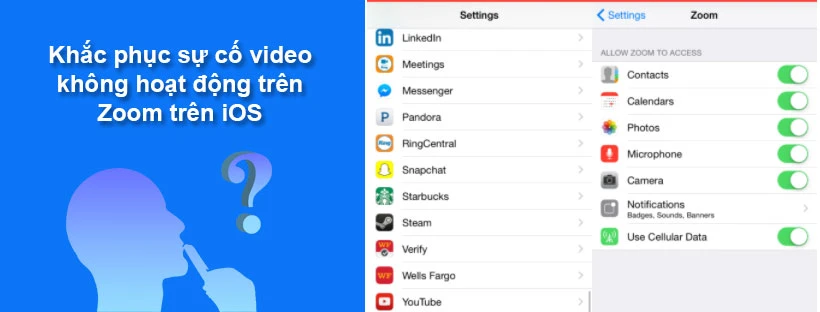 Khắc phục sự cố video không hoạt động trên Zoom trên iOS