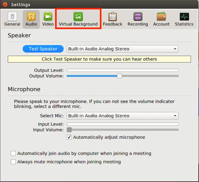 Cách tạo hình nền trên Zoom trên máy tính
