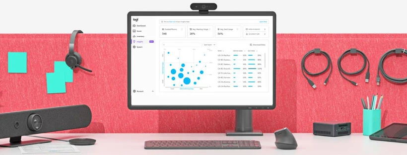 Webcam Logitech mới nhất cho phòng vừa và nhỏ