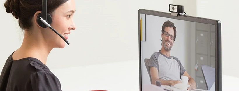 Webcam tích hợp micro để làm việc trực tuyến tại nhà