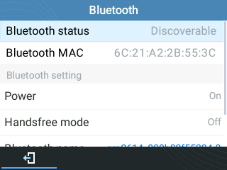 Hình 1: Cấu hình Bluetooth