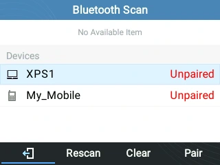 Hình 2: Quét thiết bị Bluetooth điện thoại GRP