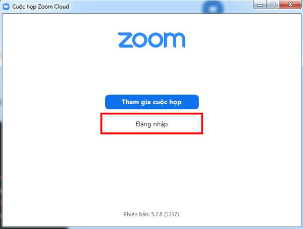 Cách đăng nhập vào Zoom trên máy tính để bàn