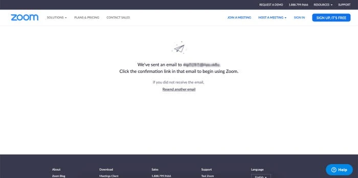 Trang tiếp theo sẽ bao gồm ghi chú về cách truy cập email kích hoạt của bạn (và gửi lại nếu bạn không nhận được).