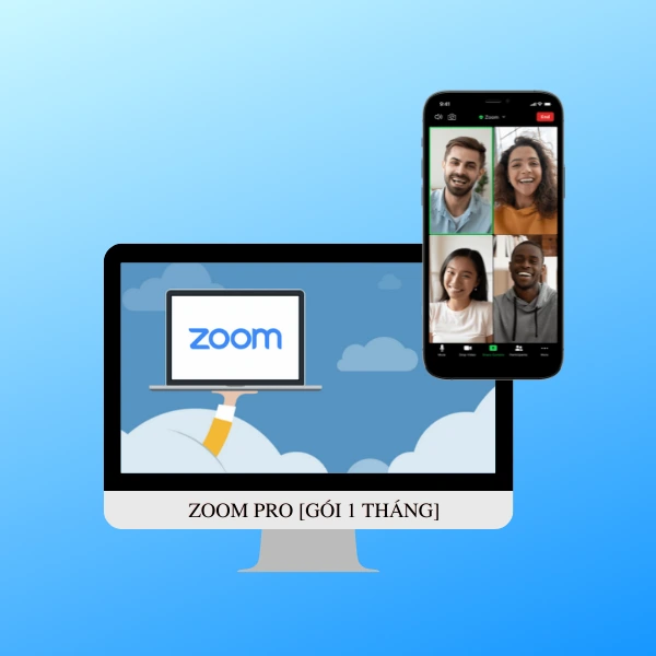 Phần mềm họp hội nghị Zoom Pro [Gói 1 tháng]